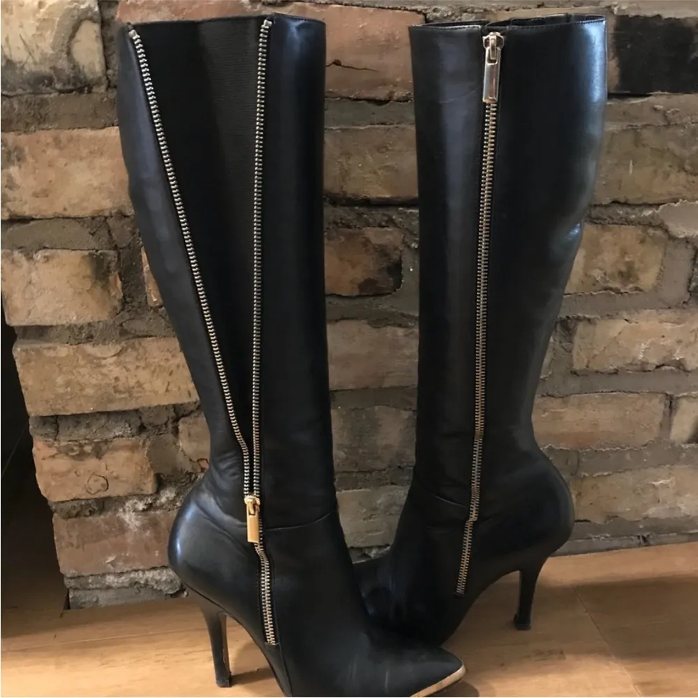 New Sak’s Fifth Avenue Leather Boots - Image 2
