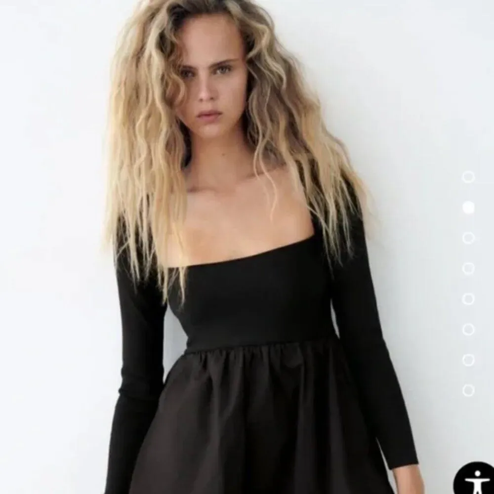 BLOGGER FAVORITE Zara black party dress NWT - small/med - Image 4