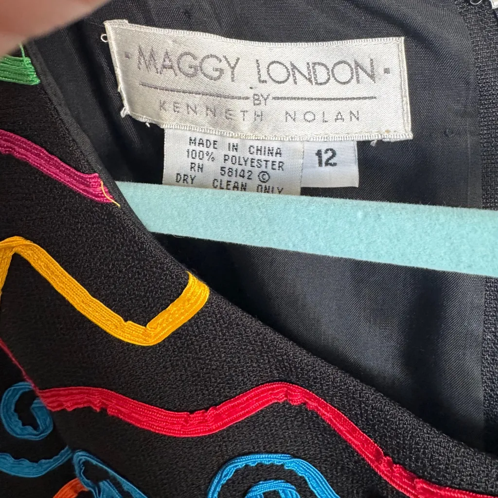 Maggy London Vintage Fun And Colorful Sheath Dress - Image 5