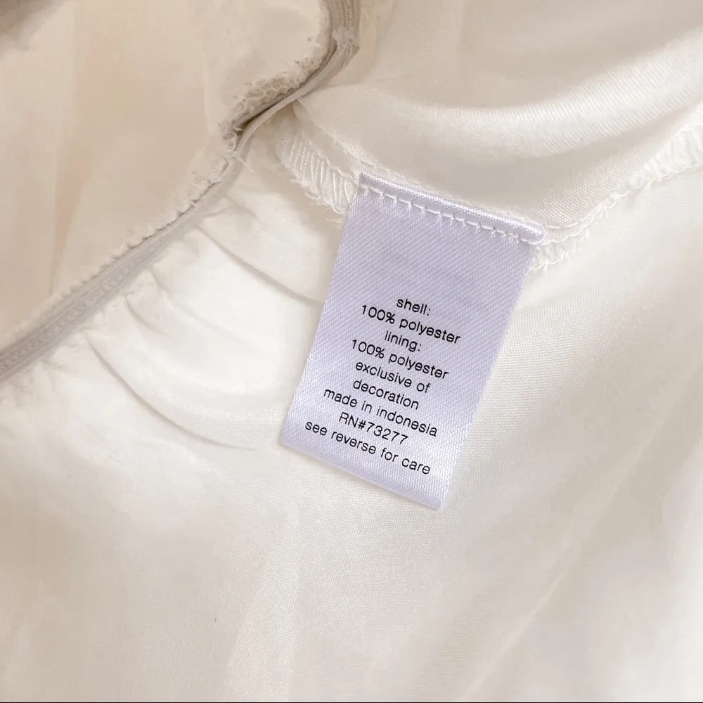 Elizabeth and James Peplum Top Marshmallow Size XS - Image 10