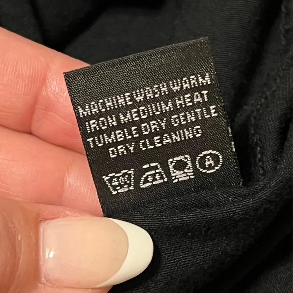 MATTHILDUR Hasu maxi dress, modal/pima cotton, sleeveless, black, size L Black Size L - Image 9