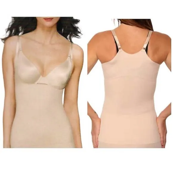 WACOAL iPant Beige Cupless Torsette Style Camisole 802171 ~ Women's Size 8 XL - Image 2
