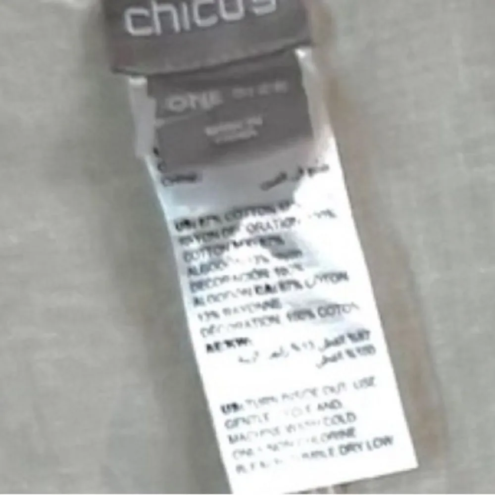 Chico’s Floral Embroidered Neutral Kaftan Ruana Wrap - Image 7