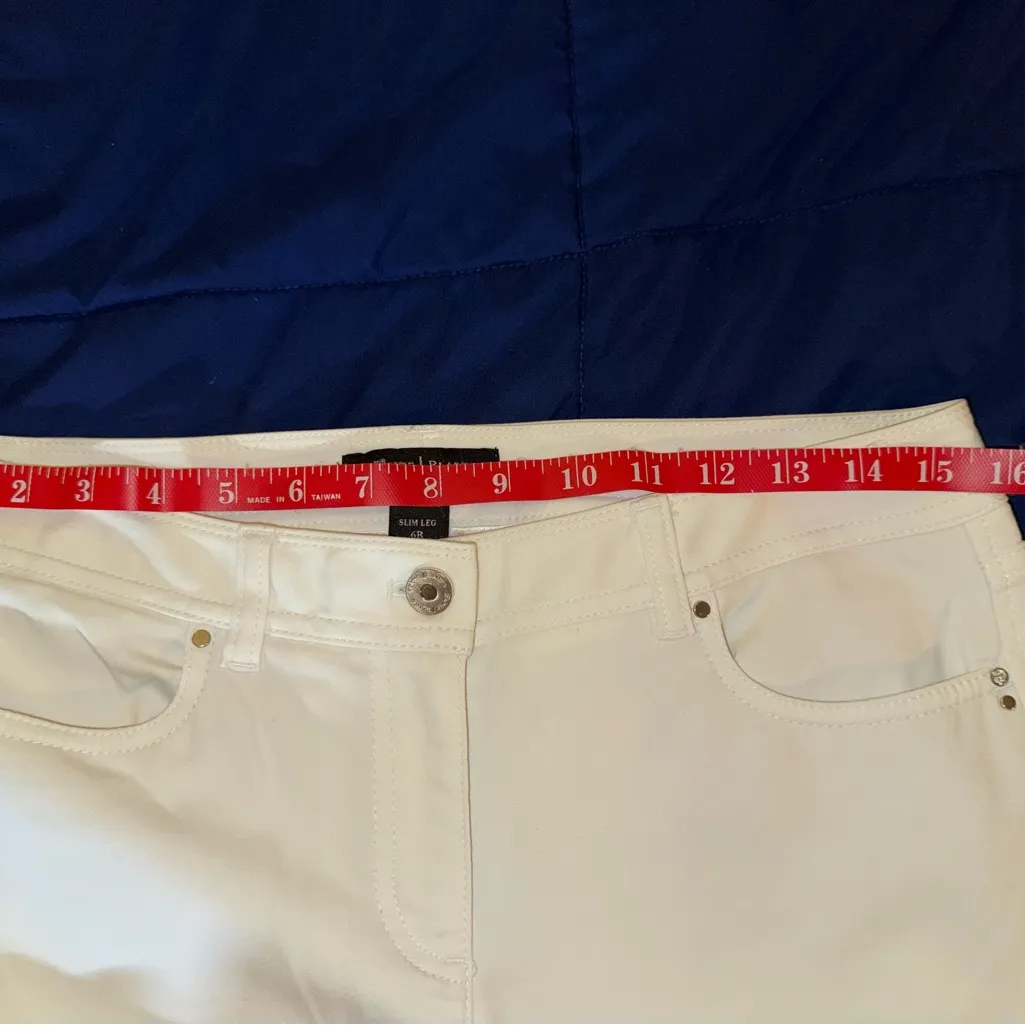 NWT‎ WHITE house black market Slim Miracle Stretch Cargo Pants size 6 - Image 7