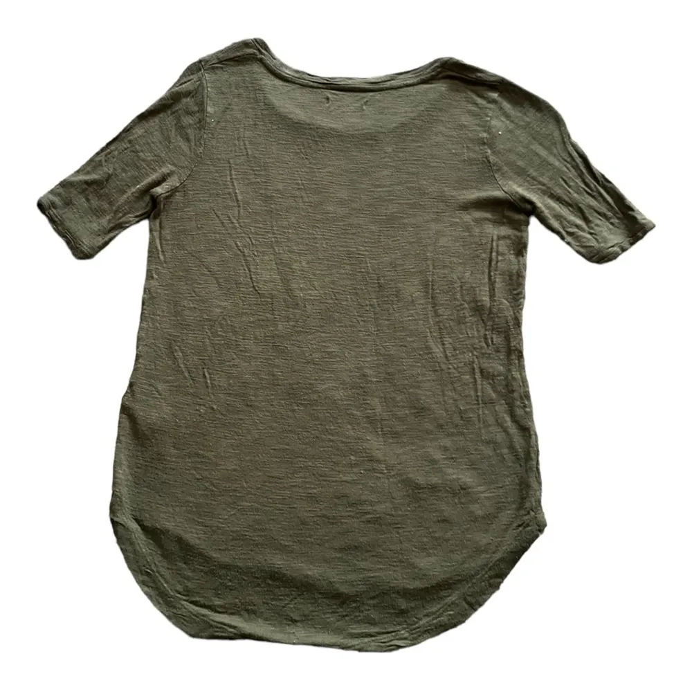 Madewell T Shirt Women’s Size XS Olive Green Cotton Tee Shirt - Image 5