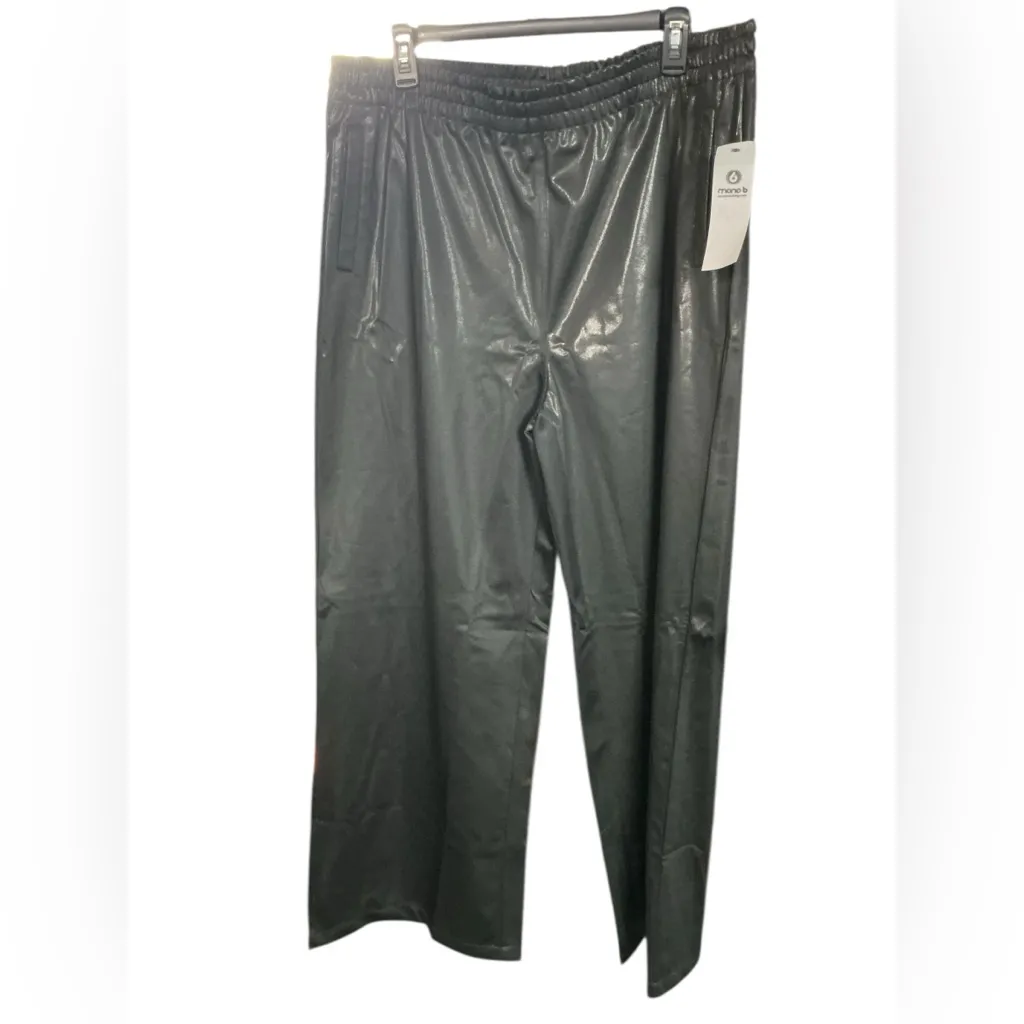 Mono B Black Wide Leg Pants Size 2X - Image 2