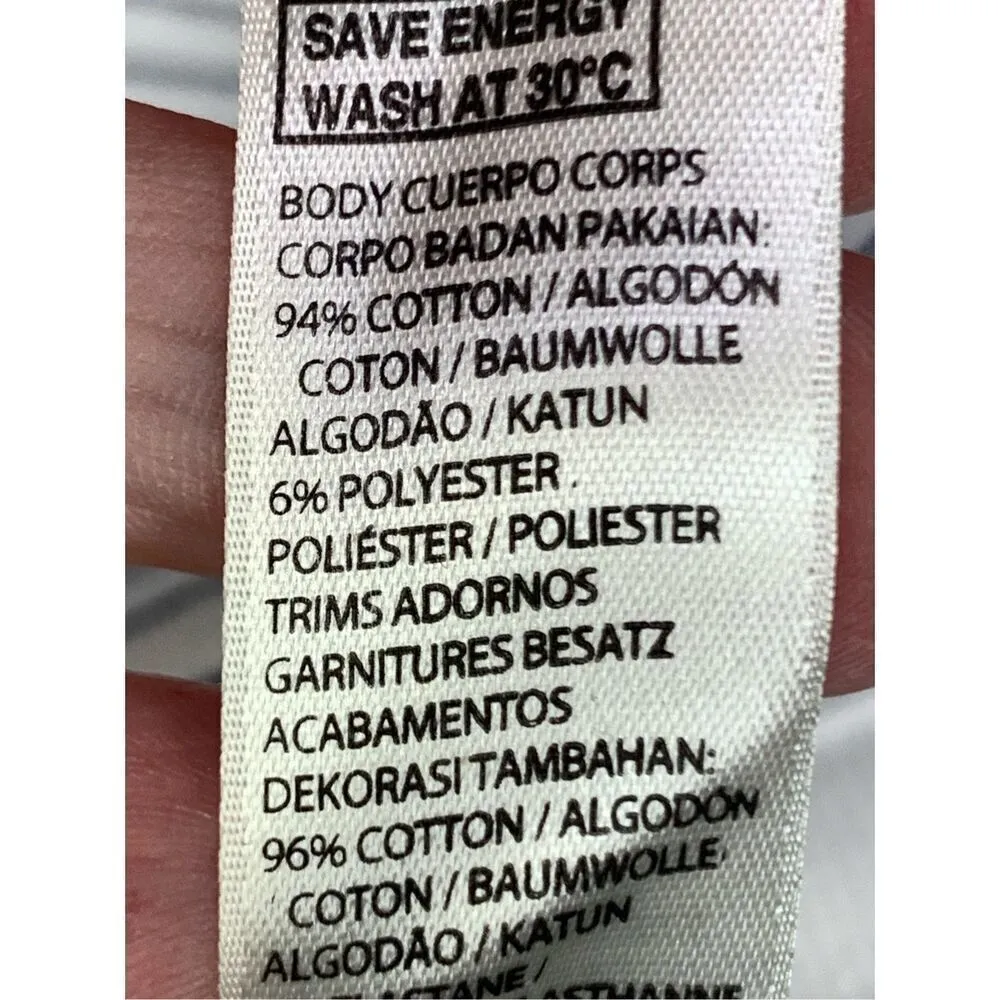 -2. TOPSHOP Women's Long Sleeve Striped Zip-Up Hoodie White Black Size Medium - Image 7