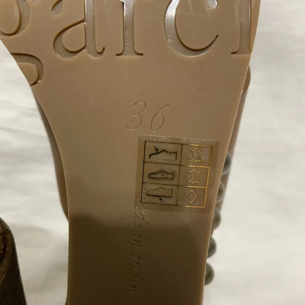 NWOT Pedro Garcia Wedge Platform Shoes Size 36 Brown - Image 7