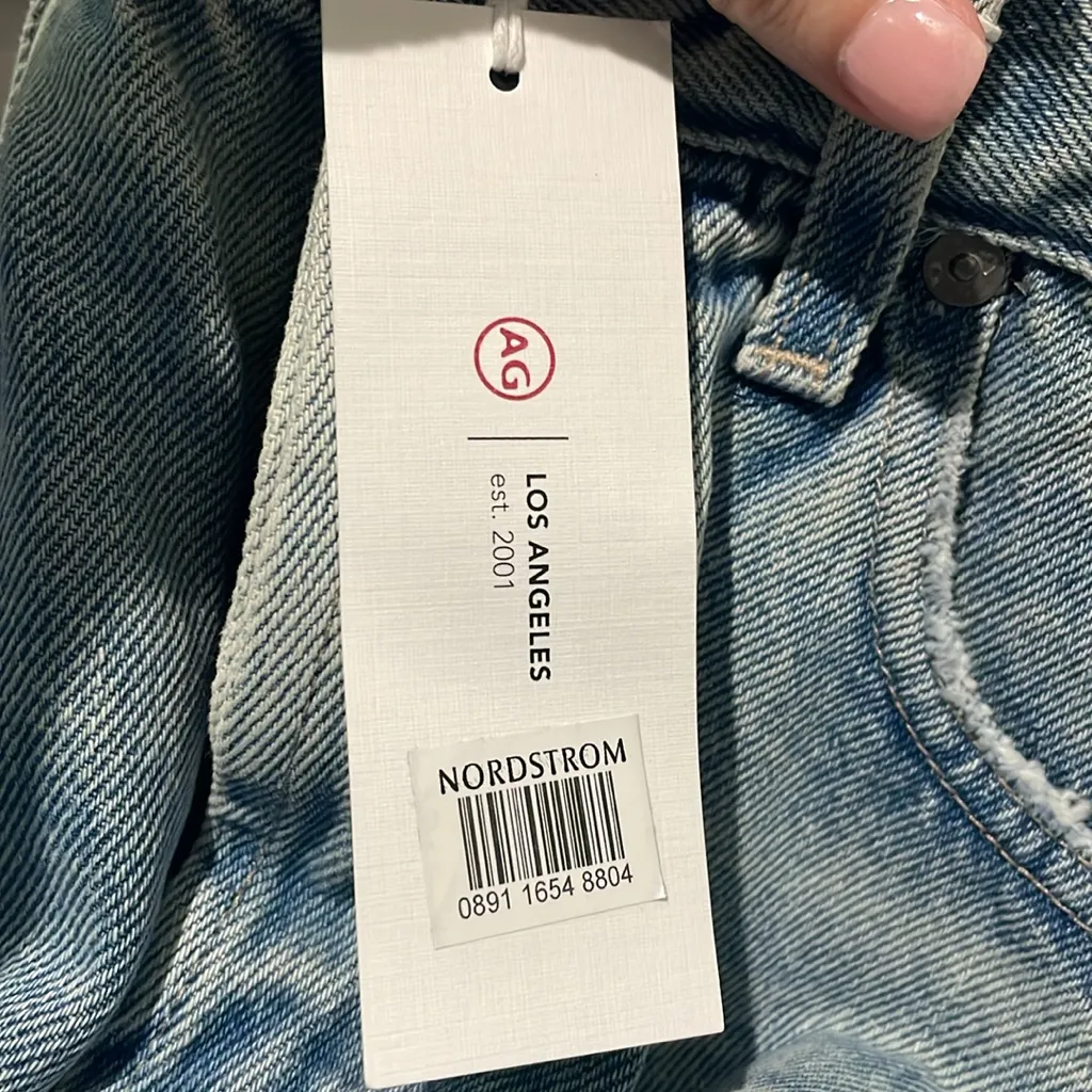 NWT AG Kinsley Up Idyllic Destructed Jeans Sz 28‎ $225 - Image 7