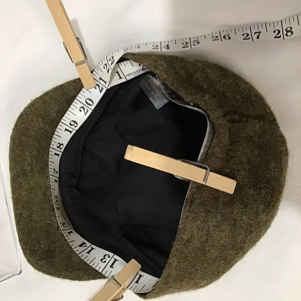 Knit Military Cap Circle Motifs - Image 6