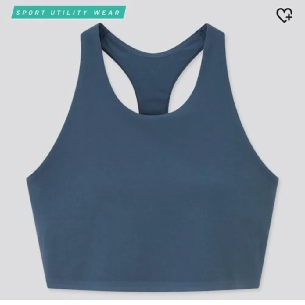 Wireless Bra Active Racer Back UNIQLO LARGE EUC/NC GRAY #0382-DS - Image 8