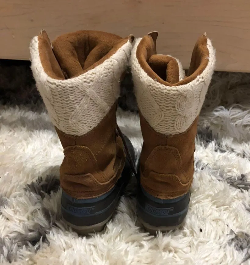 Winter Boots Brown Size 7.5 - Image 3