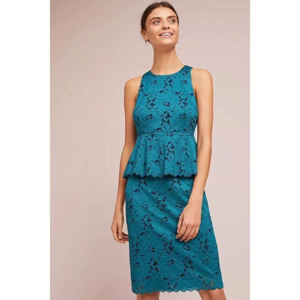 ✨Anthropologie HD Anisa Lace Pencil Sz 2 Skirt✨ - Image 5