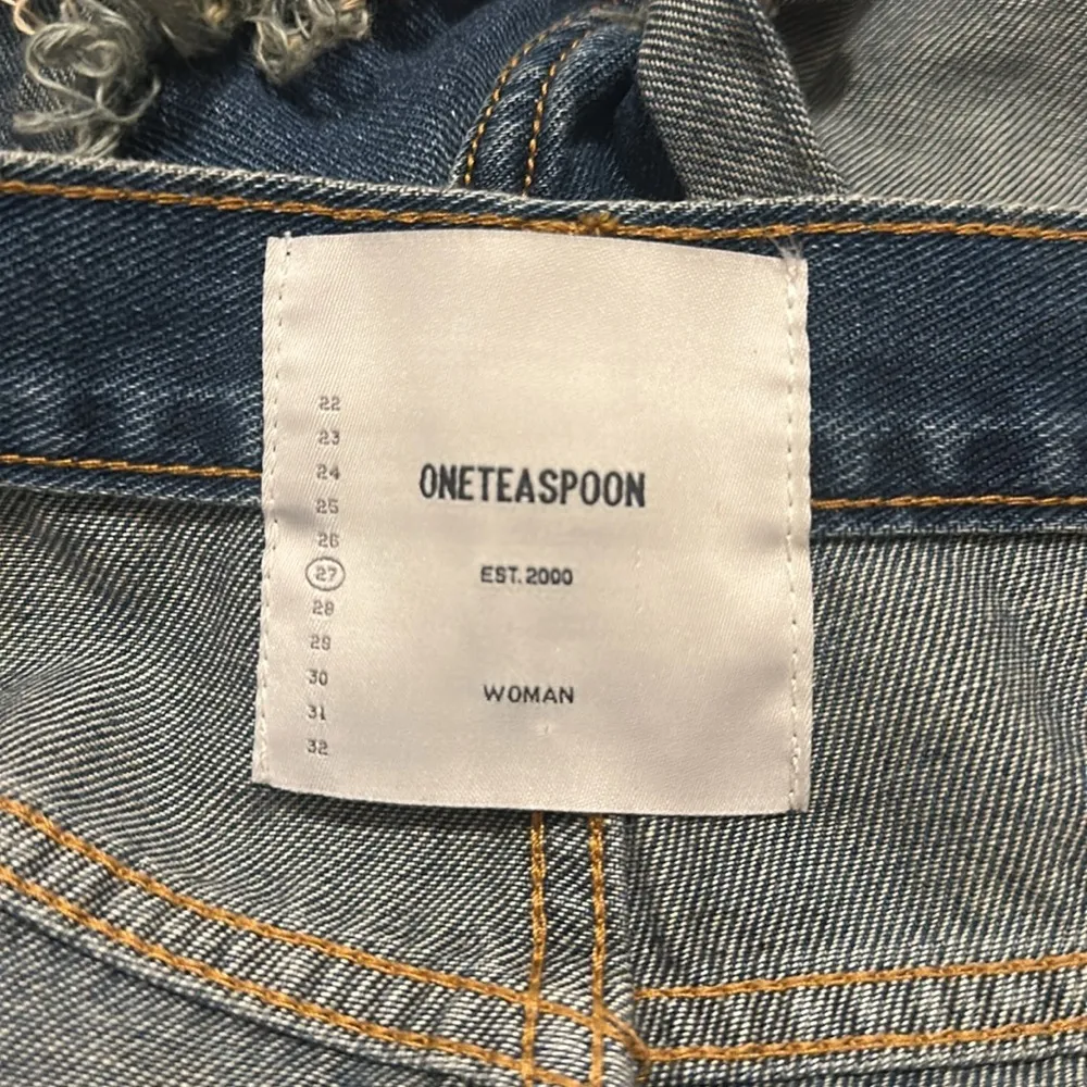 OneTeaspoon Bandits Jean Denim Shorts 27 - Image 7