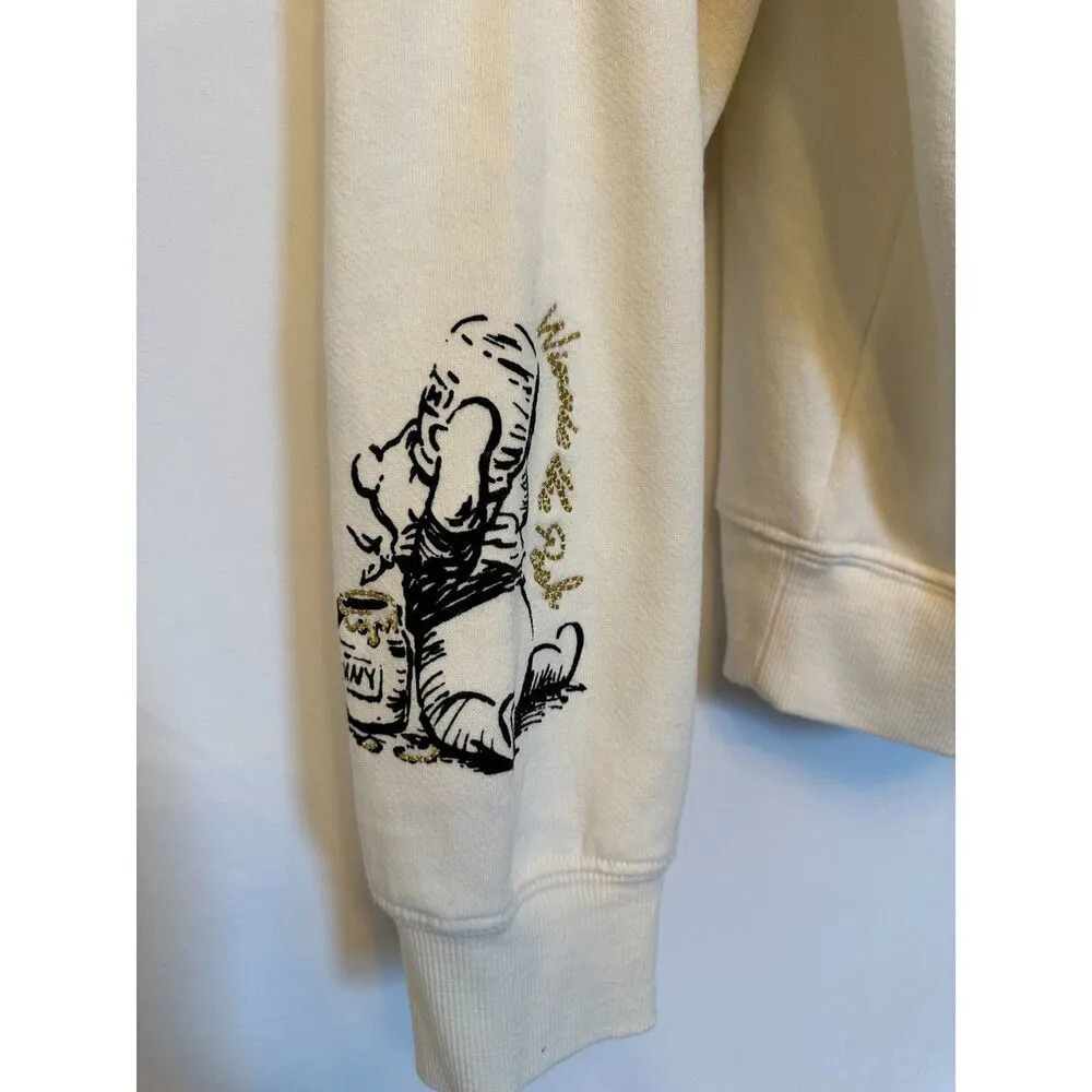 Disney Winnie the Pooh "Christopher Robin Gives Pooh a Party" Hoodie Size Large - Image 3