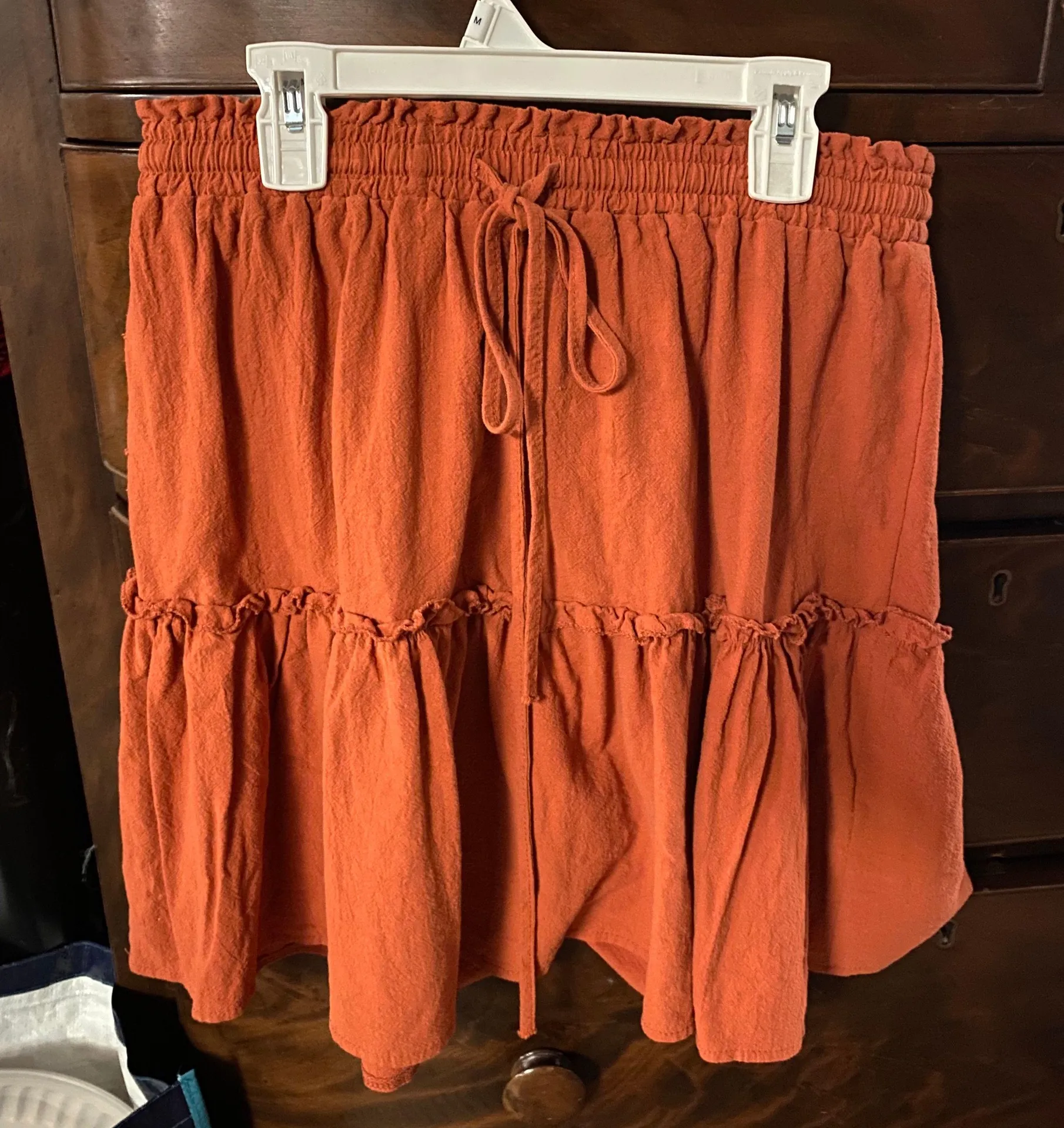 Boho Skirt Orange Size M - Image 2