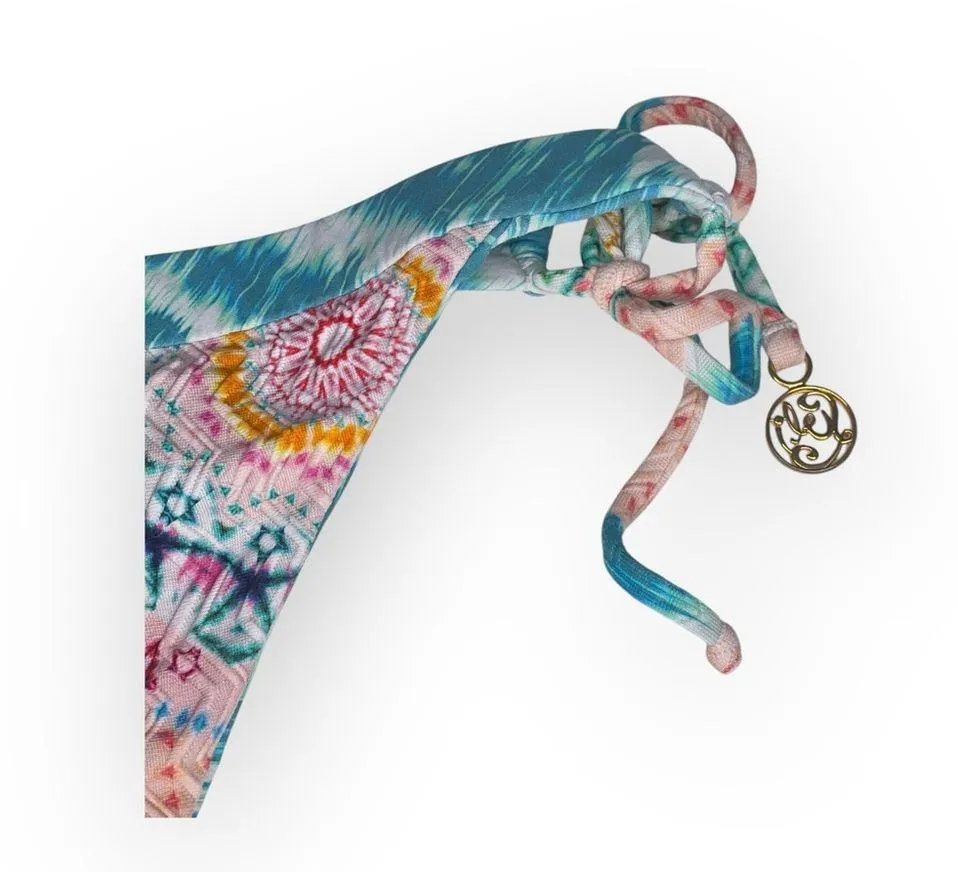 ᨎ Caribbean Kisses Banded Side Tie Bikini Bottoms ᨎ Reversible ᨎ XL - Image 11