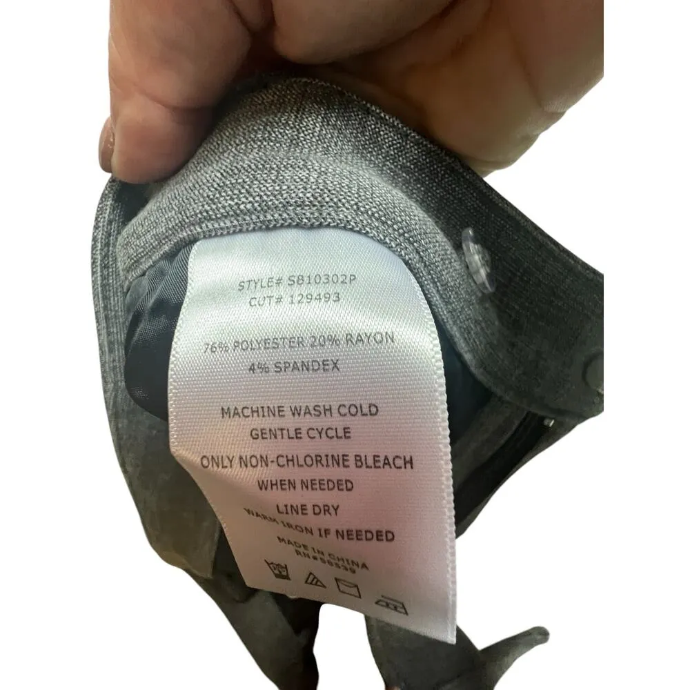 Kut From the Kloth Gray Dress Pants Women's 12 Petite Straight Trouser - Image 6