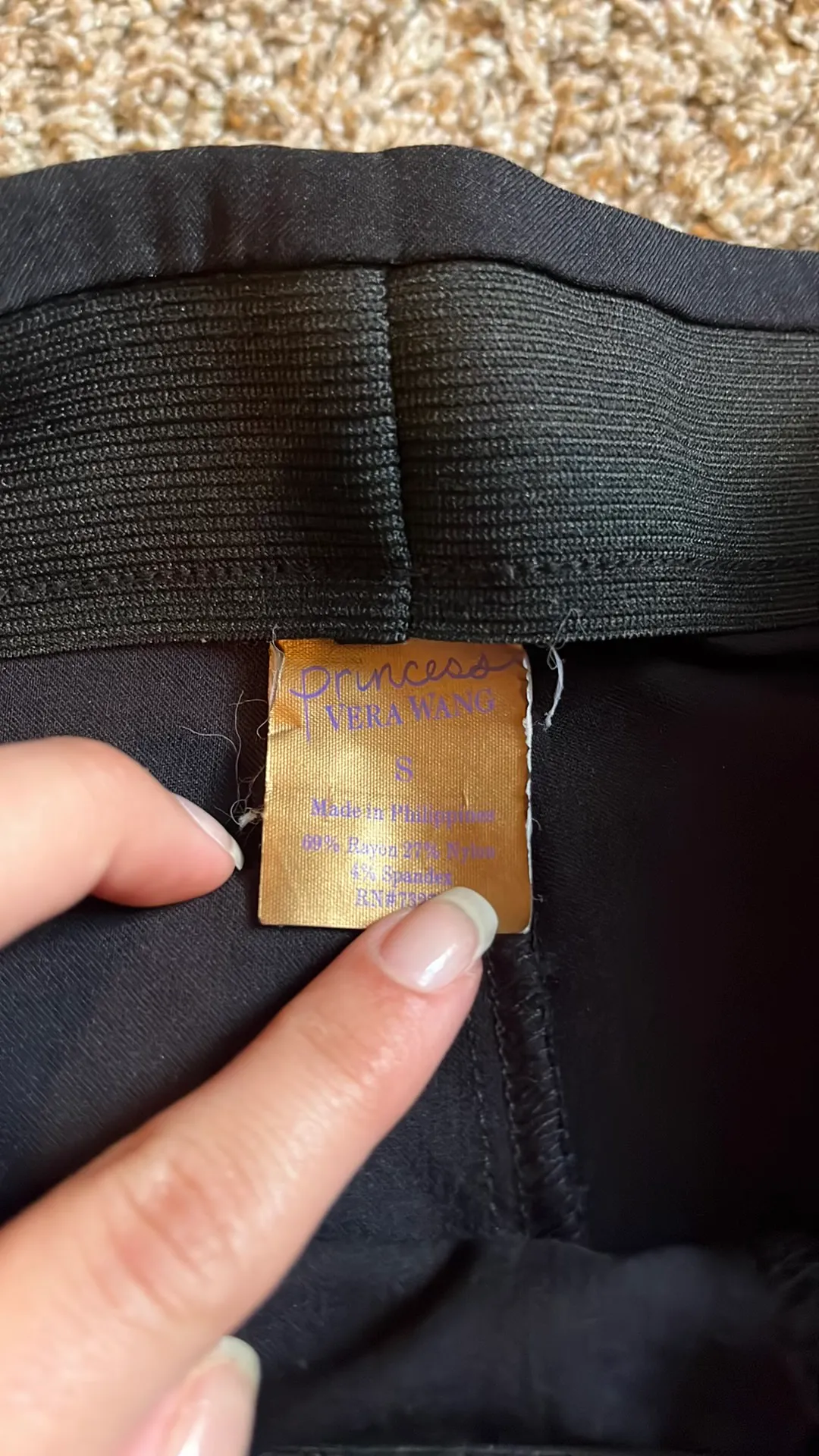 Black Stretchy Dress Pants - Image 2