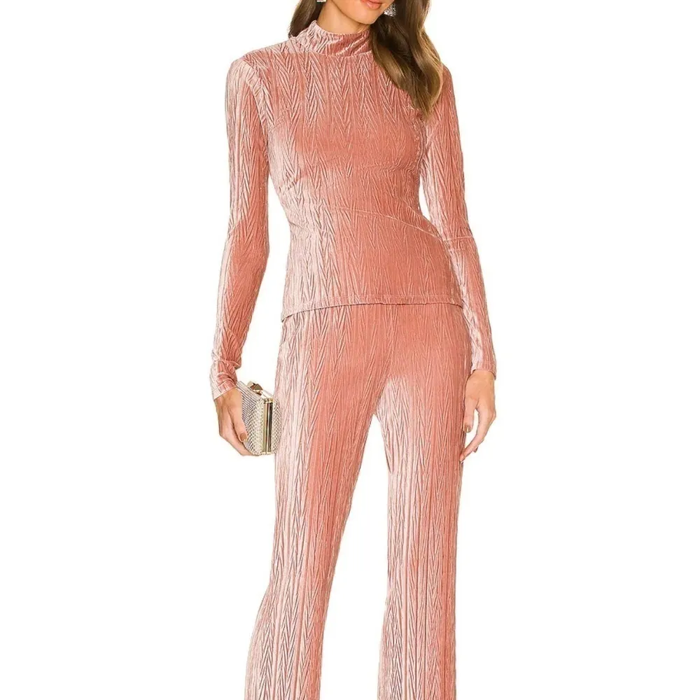 NWT Michael Costello x REVOLVE Piera‎ Top in Mauve Size Medium - Image 11