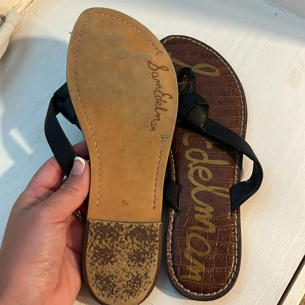 Sam Edelman Thong Sandal Flip Flop Size 7.5 - Image 2