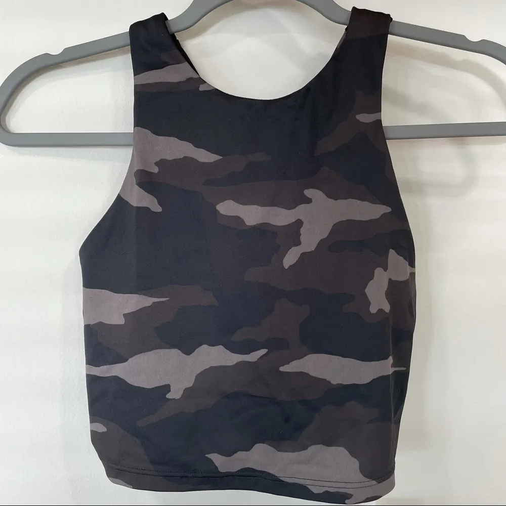 NWT Athleta A-C Freestyle Camo Crop Bikini Top Size XS - Image 4
