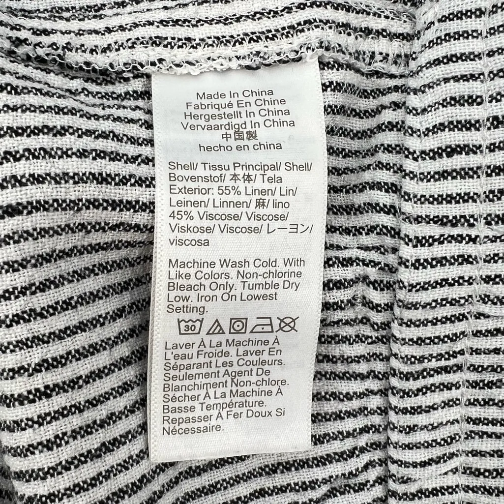 J.Crew Striped Linen Blend Shorts M - Image 9