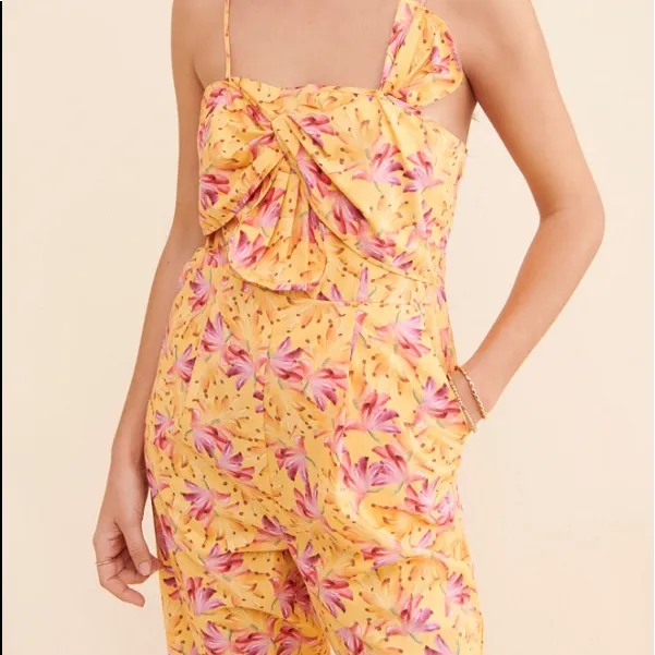 Farm Rio Banana Sunshine Bow Top Jumper - Image 4