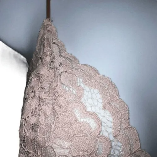 EXPRESS Gorgeous Lace  Blush Pink Bodysuit‎ Elasticized Back NWT $60 Size Small - Image 5