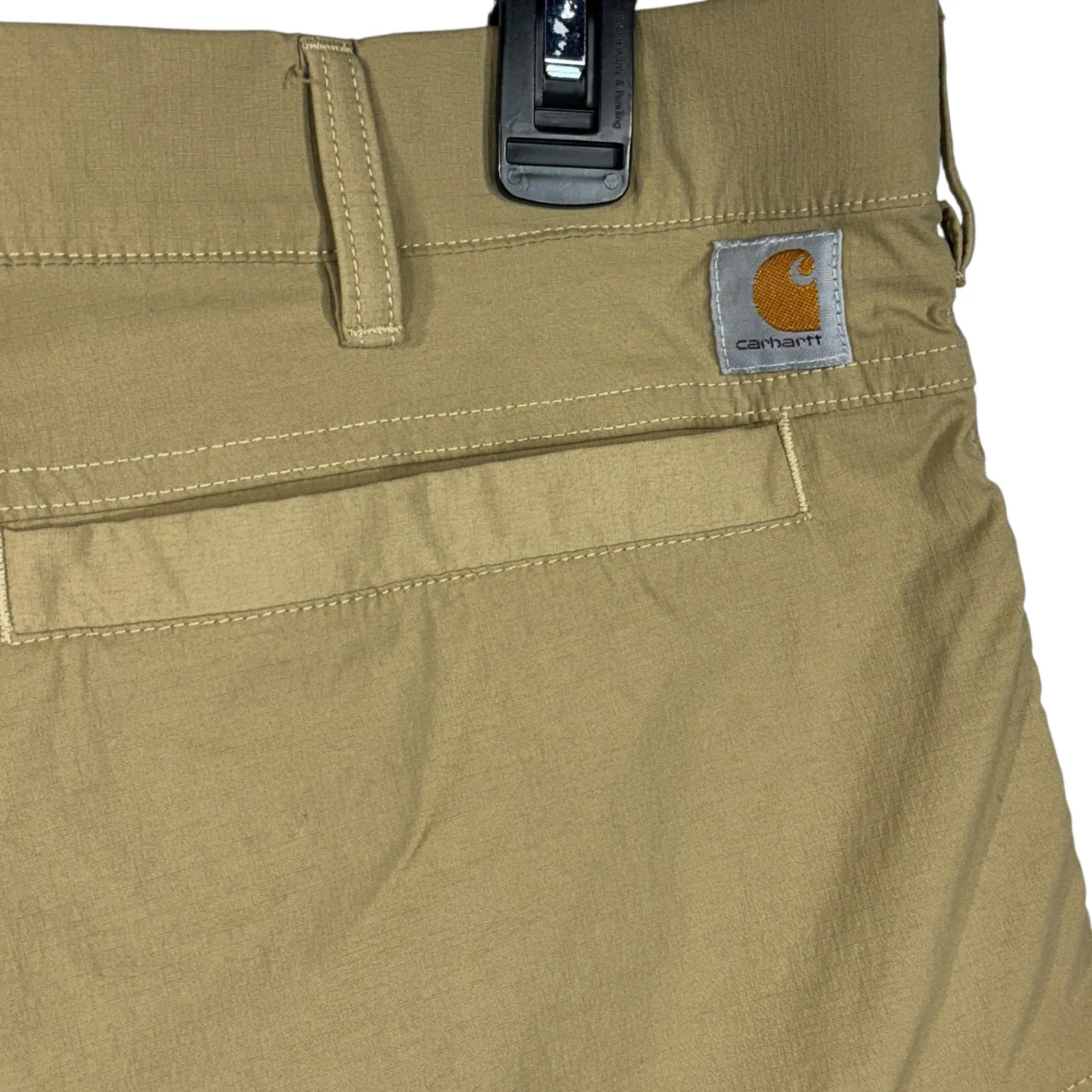 Carhartt SZ 16 Force Madden Cargo Shorts Straight Fit Rugged Flex Stretch Khaki - Image 4