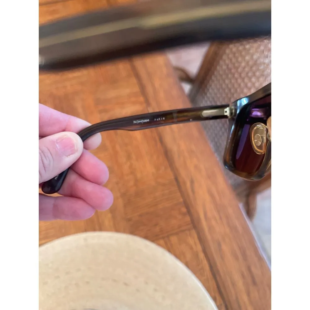 Yves Saint Laurent vintage sunglasses Brown - Image 4