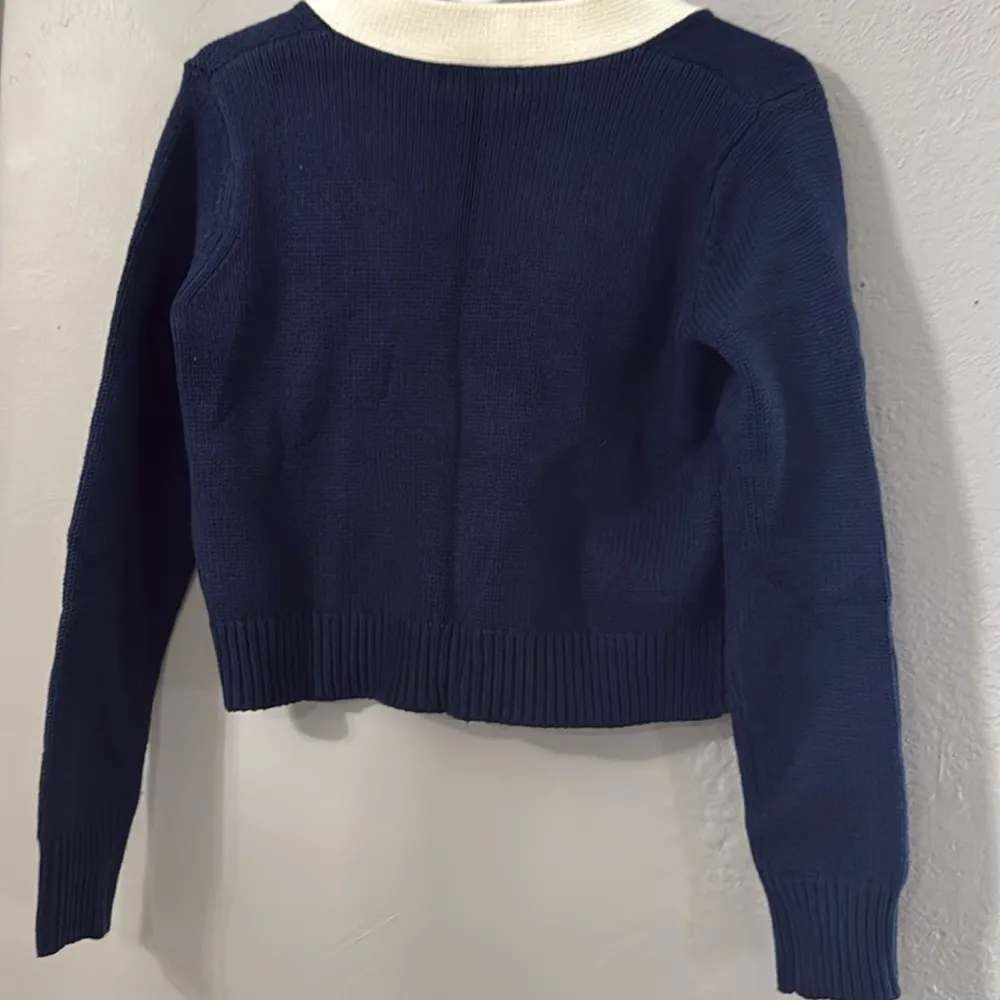 Philosophy Navy blue sweater botton down S/P - Image 2
