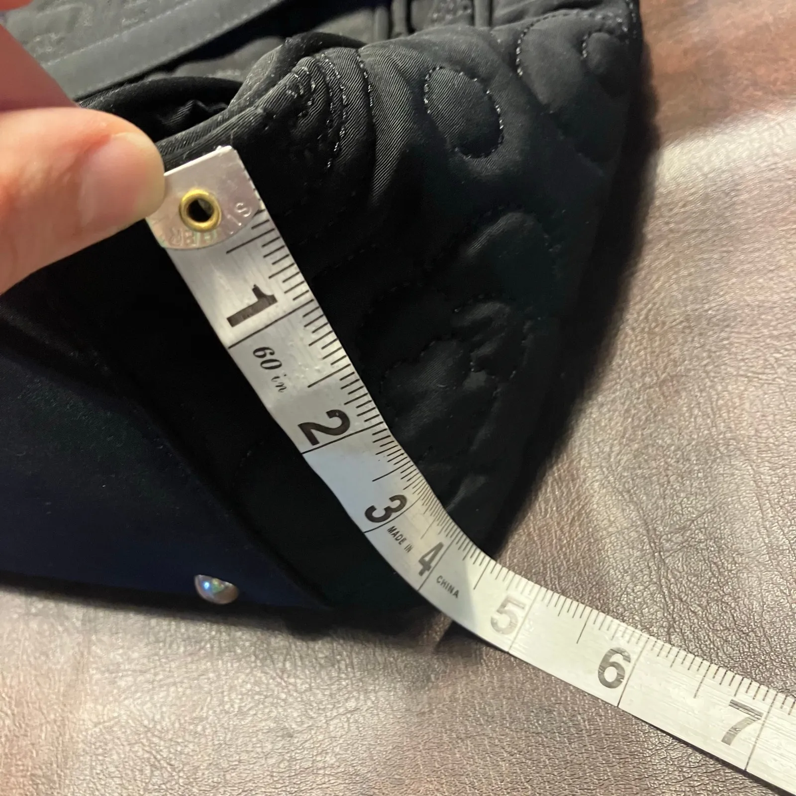 Vera Bradley Black Quilted Floral Laptop Messenger Bag Briefcase‎ Adjustable - Image 14