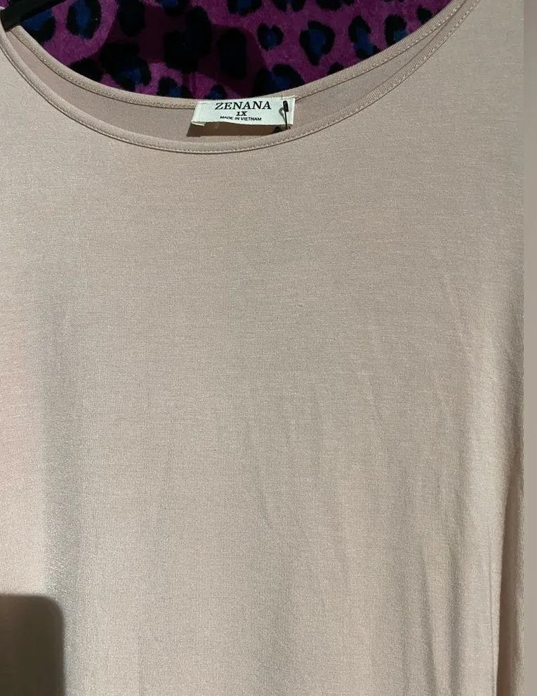 light pink- scoop neck/ nWOT 1x - Image 2