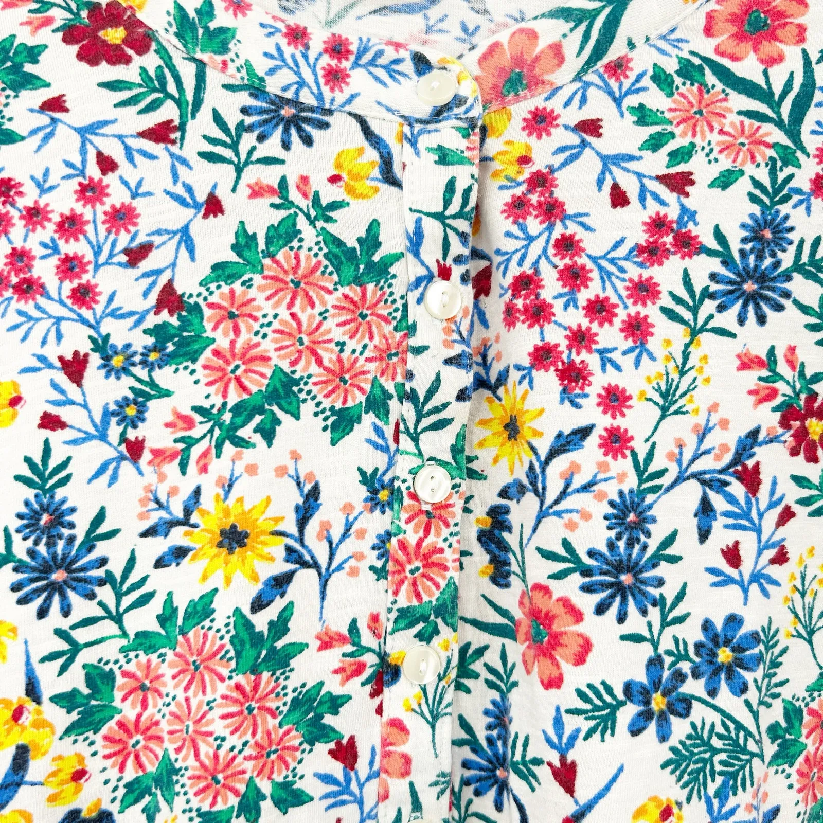 Style &‎ Co Womens Cottagecore Spring Long Sleeve Floral Blouse Popover Shirt 2X - Image 3