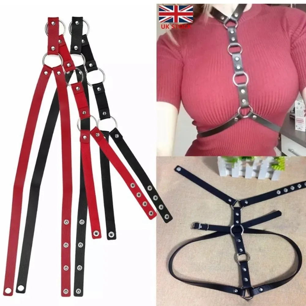 Punk Steampunk O Ring Harness Belt Festival New - Image 8