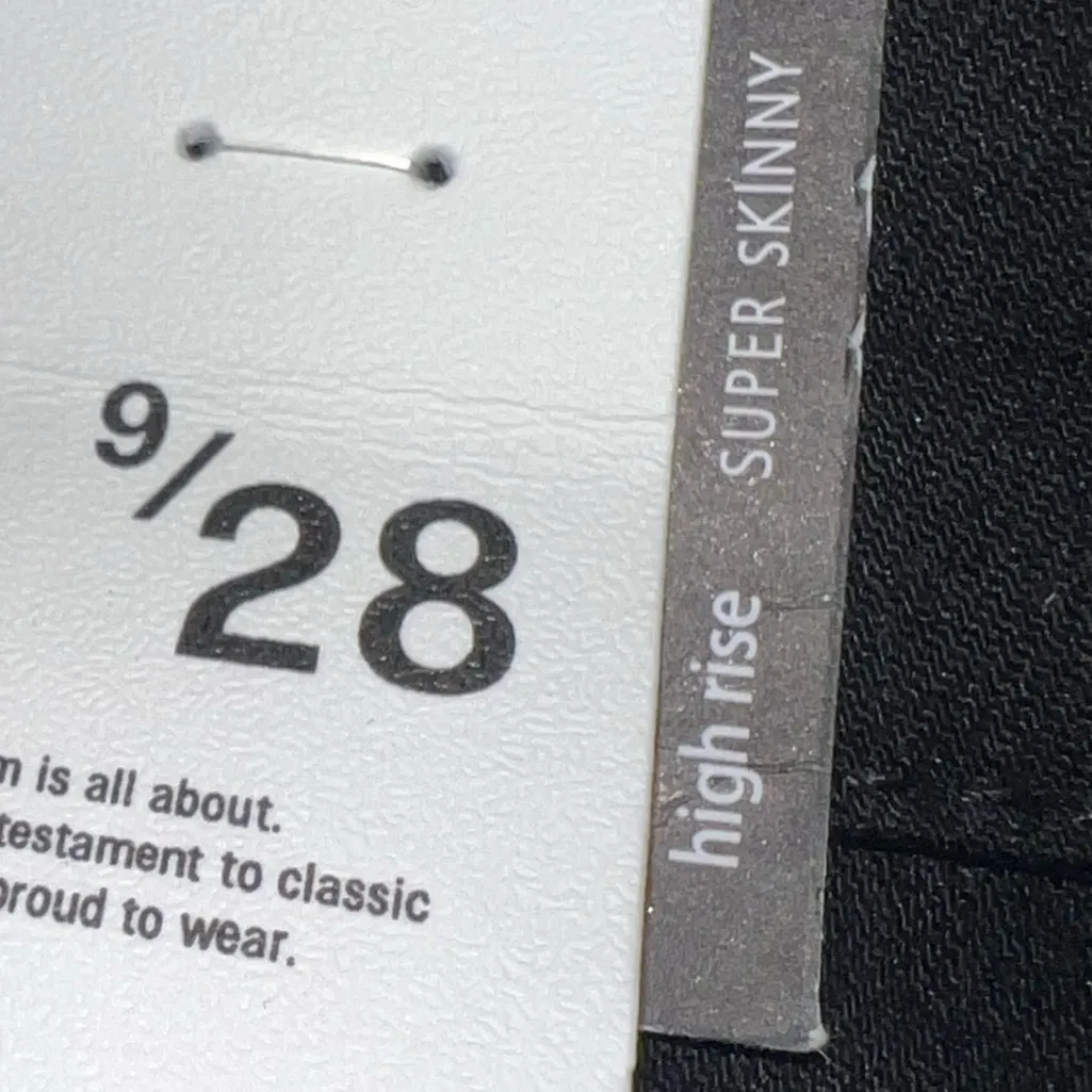 NWT KanCan Black‎ High Rise Skinny Jeans Women’s Size 9/28 Black - Image 6