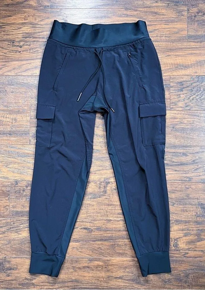 Athleta  • Sutton Jogger pant black cargo pockets drawstring waist stretch - Image 3