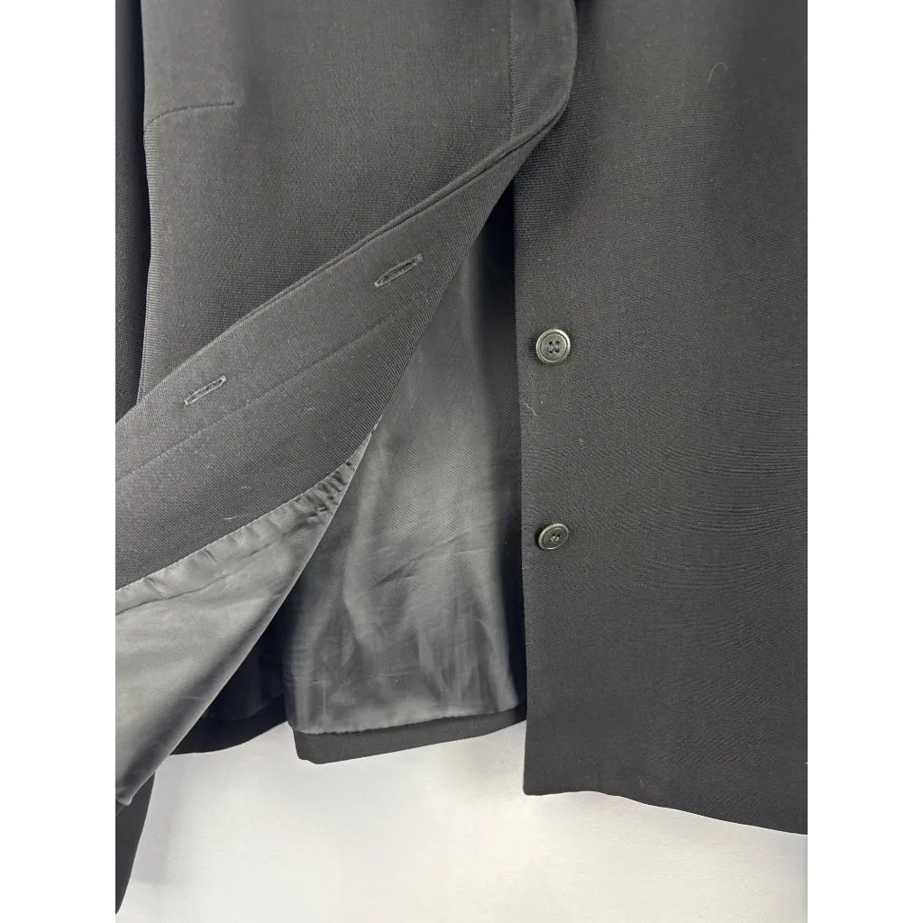 Apostrophe Petite Black Blazer Womens Size 10P 100% Polyester - Image 2