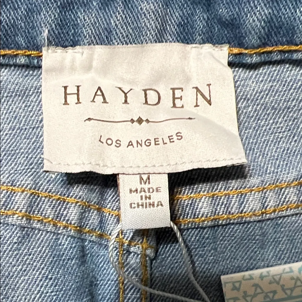 Hayden Faded Blue Jean Skirt - Image 7