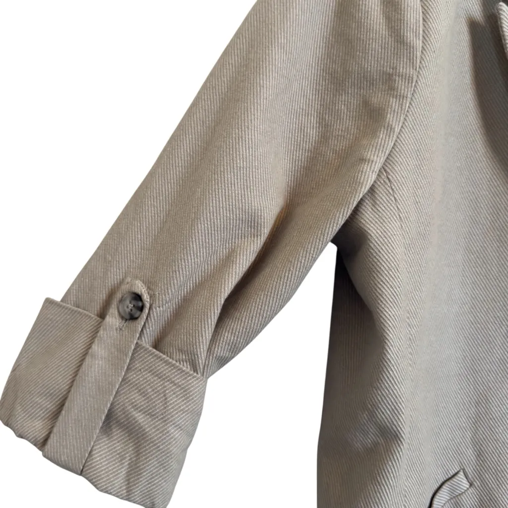 Democracy 100% Cotton Blazer Women’s Size Large - Image 3