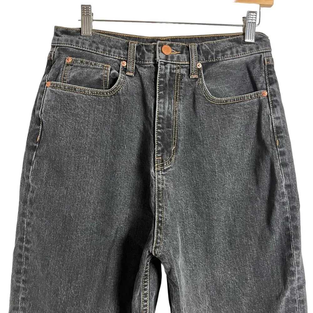 WeWoreWhat Dani Washed Black Modern Boyfriend High Rise Jeans Size 28 - Image 4