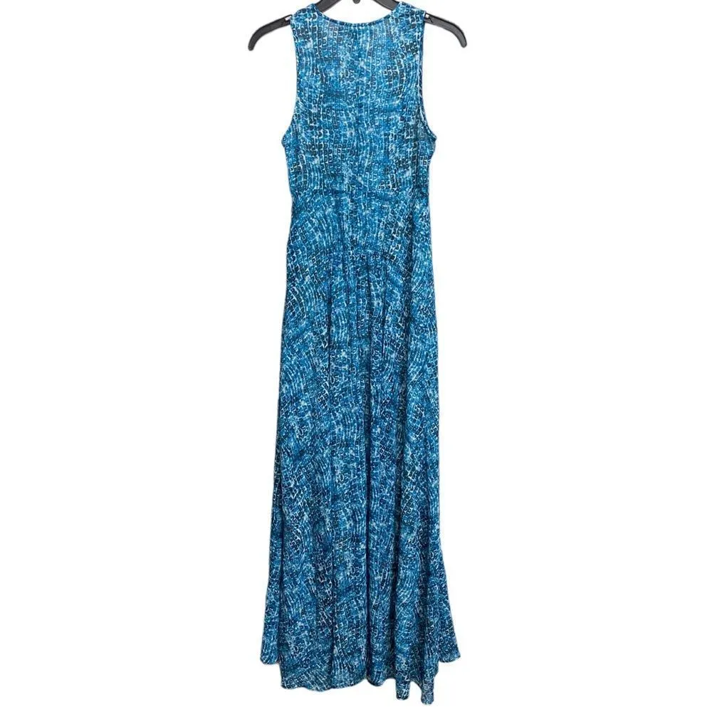 Women’s XS Derek Lam blue design nation maxi dress - Image 4