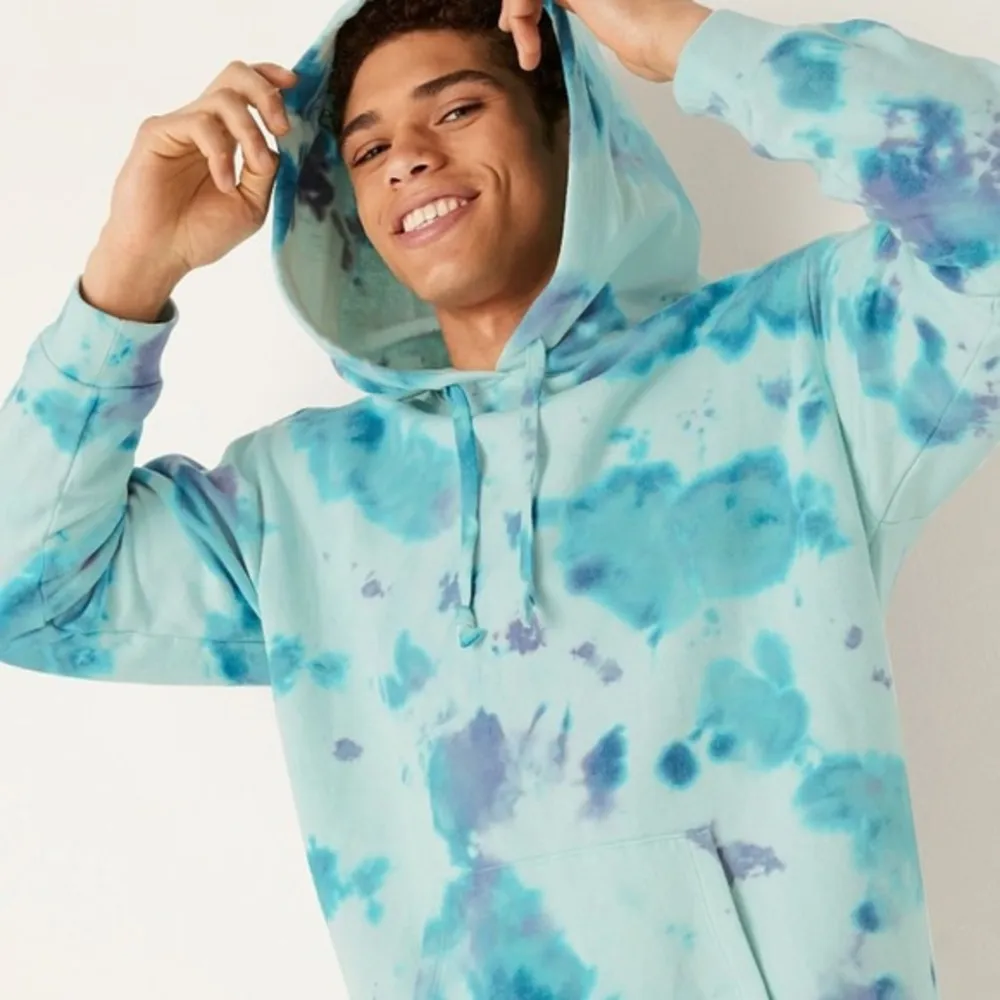 VS PINK Fleece Pullover Hoodie Kangaroo Pockets Campus Oversized Campus NWT - Image 5