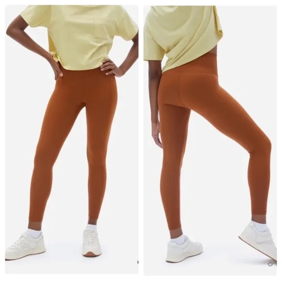 EVERLANE The Perform Ankle Legging in Copper - Image 2