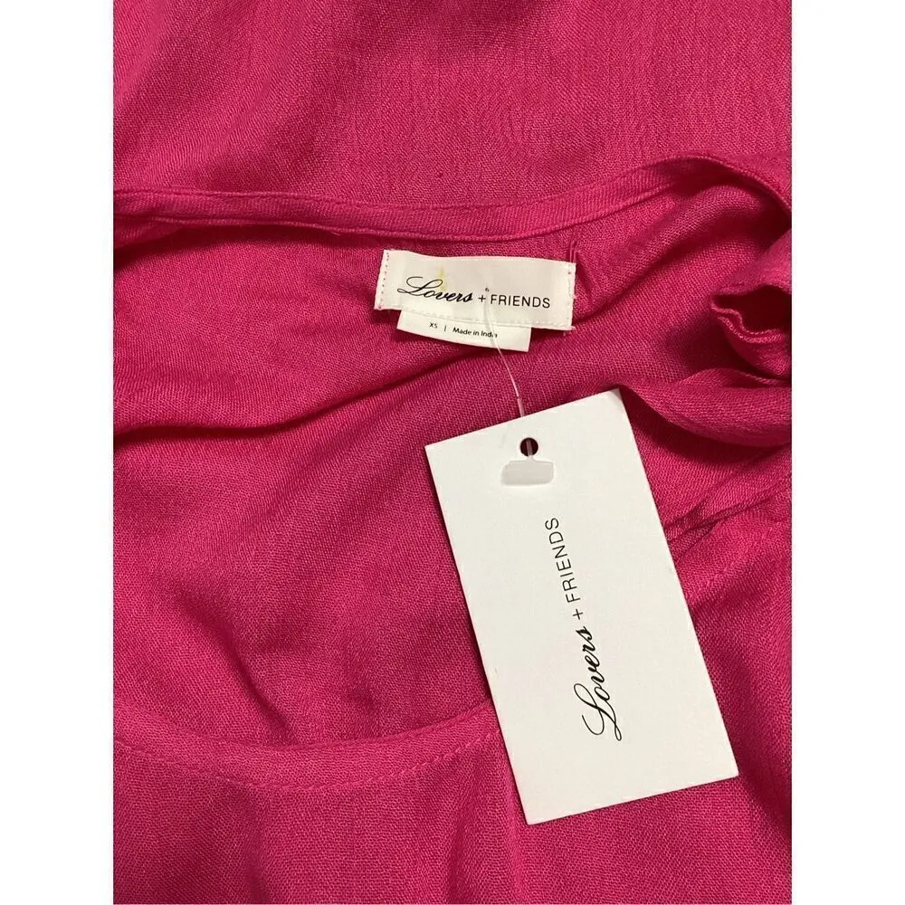 New. Lovers & Friends pink beach cover-up. XS. - Image 7
