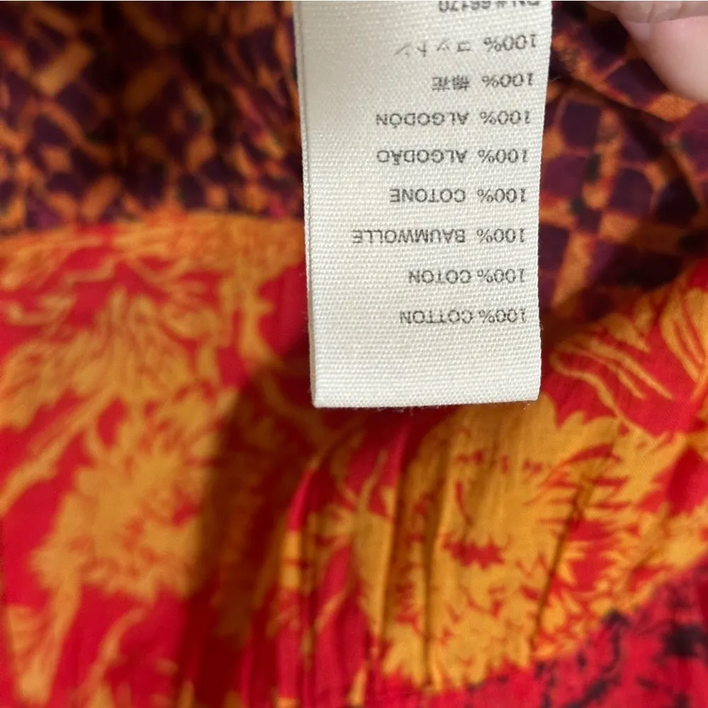 Free People Gotta Have You Tunic Top Cotton Oversized Tiered Sheer Boho Flowy XS - Image 8