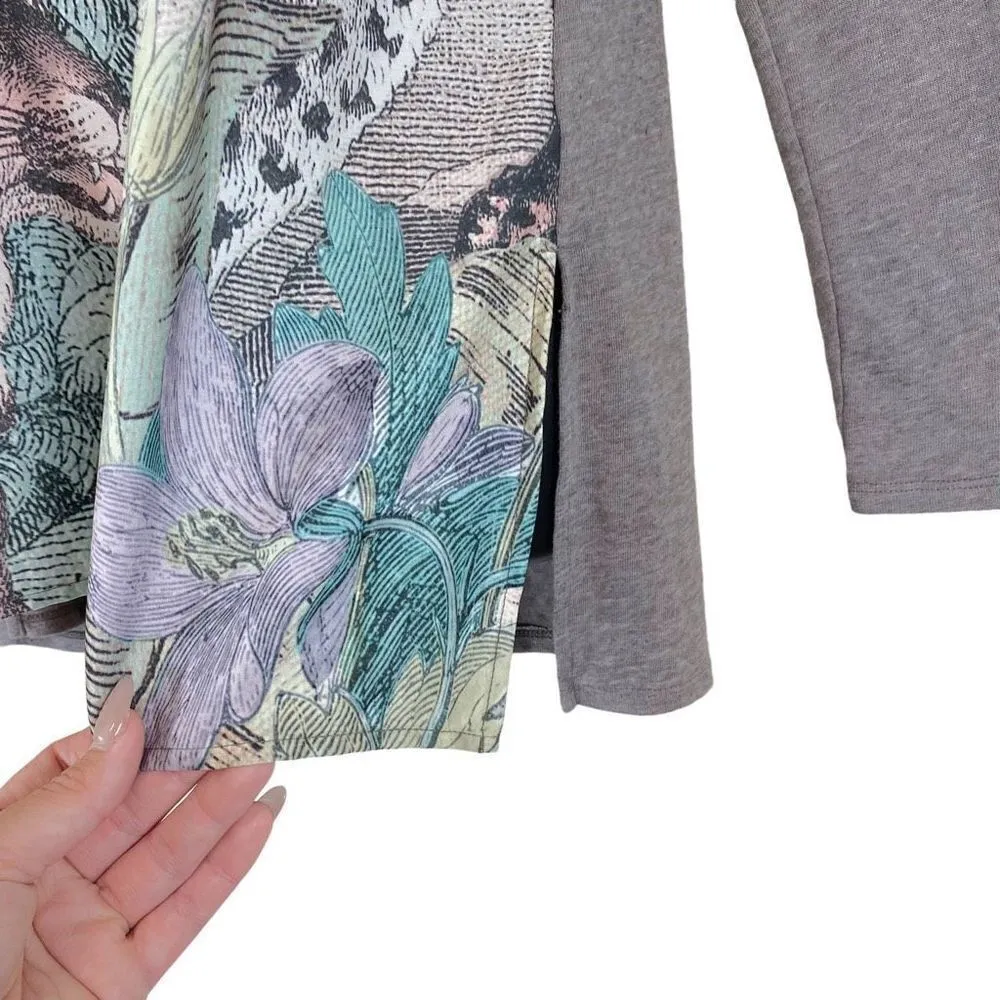 Anthropologie Akemi + Kin Fauna Leopard Jungle Print Henley Top - Image 7