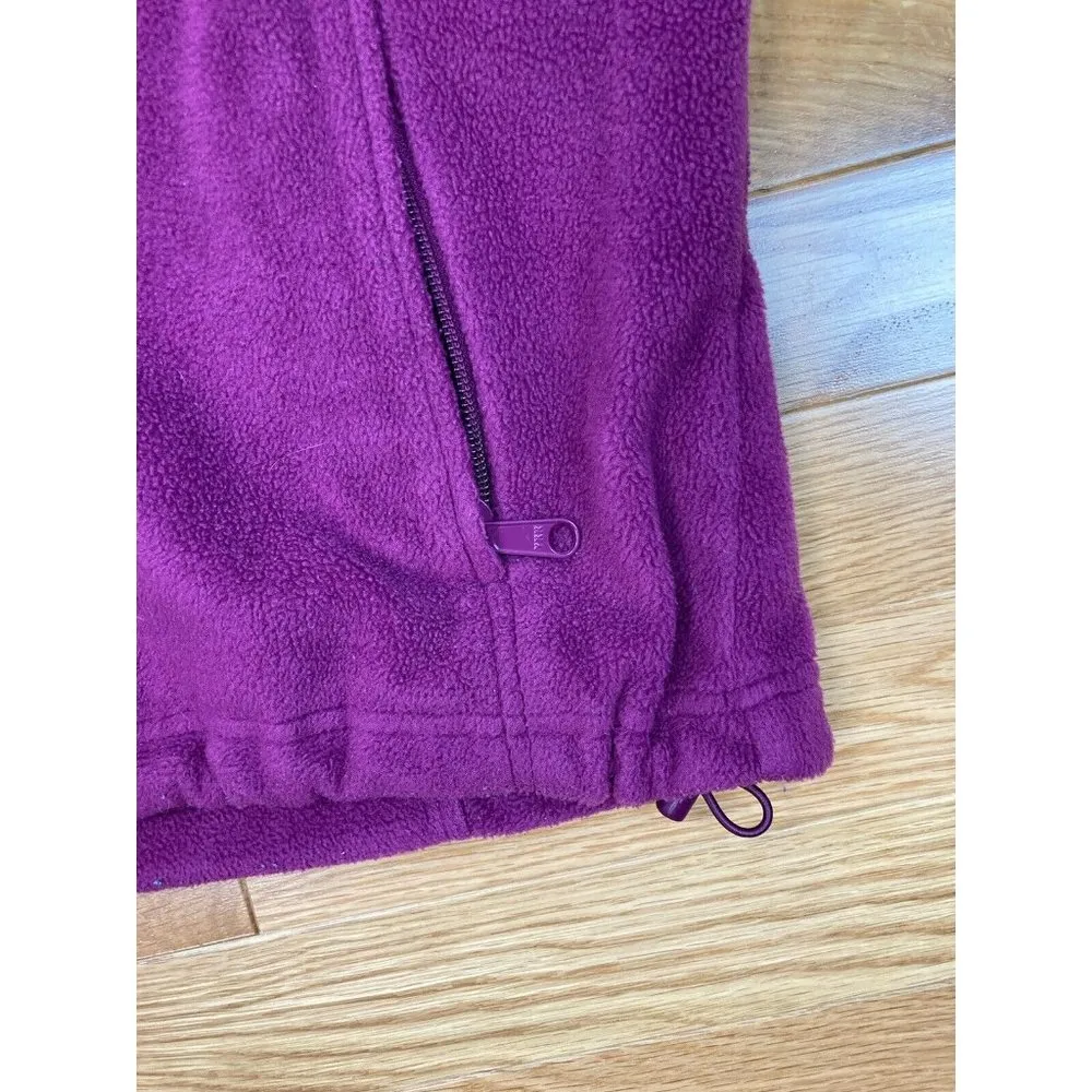 Columbia Sportswear Co Pullover Fleece Jacket Womens M Purple 1/4 Zip Activewear - Image 6