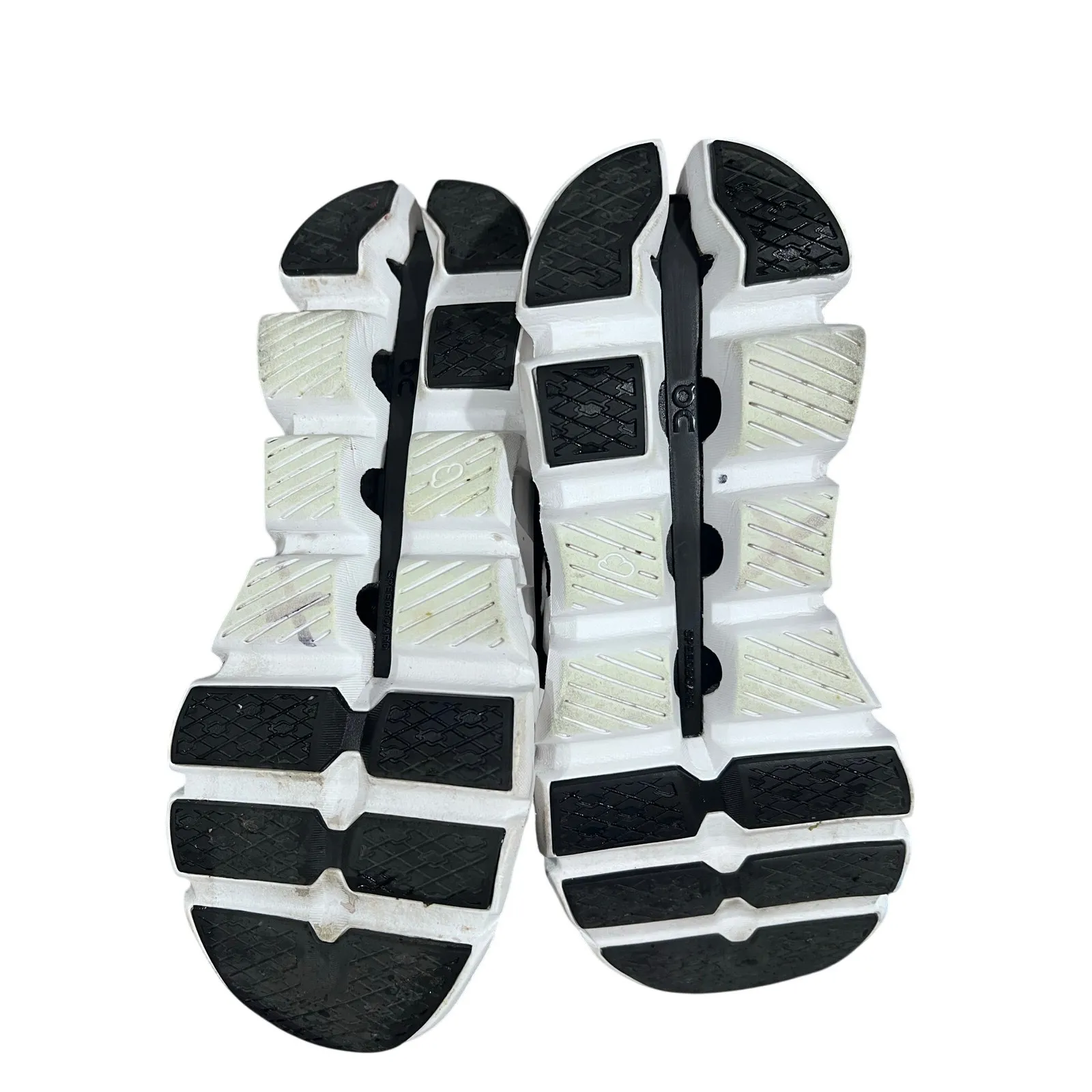 On Cloudswift Women’s 7.5 Black White Running Shoes CloudTec Cushion Sneakers - Image 6